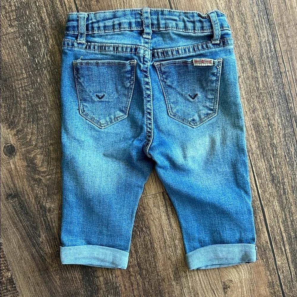 Hudson Jeans Kids' Classic Blue Denim shorts